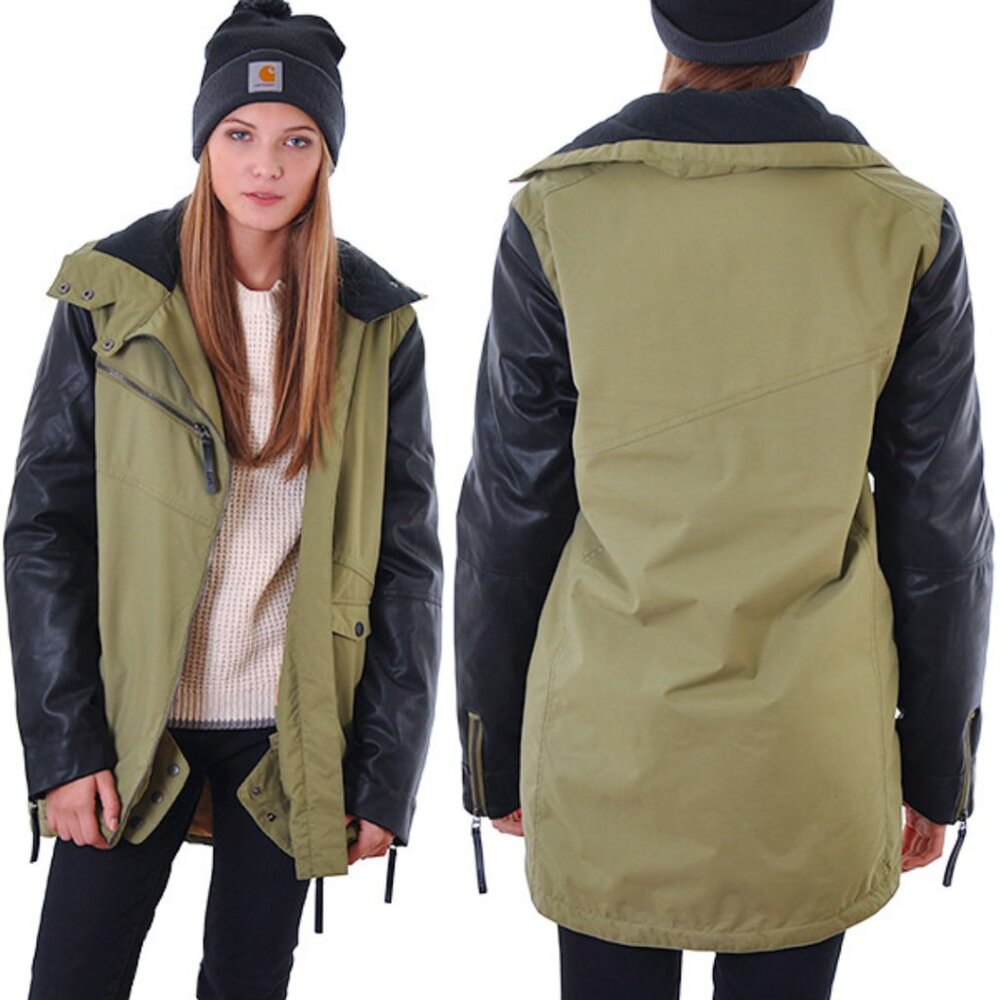 CLWR Colourwear Asymmetrical Full Zip Slash Jacket